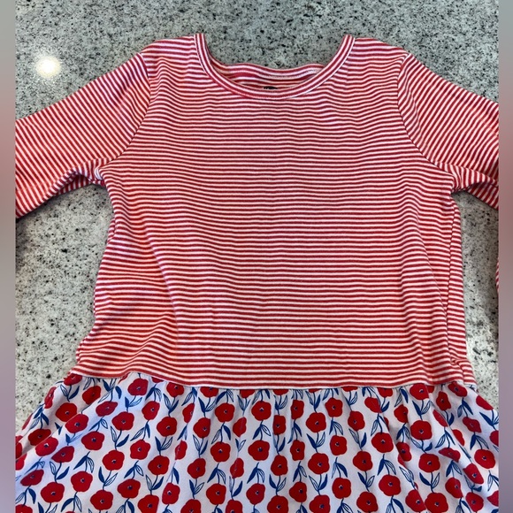 Tea Collection Dress Girls Size 7 - Picture 5 of 8